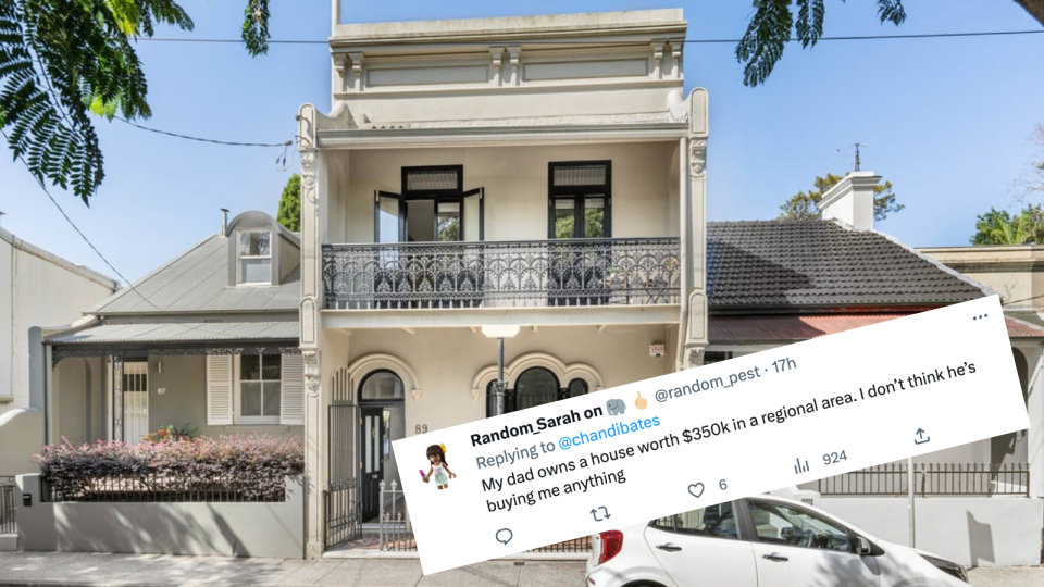 The $3.8 million property a father bought his kids after getting fed up with the rental market and someone's comment on how frustrated they felt.