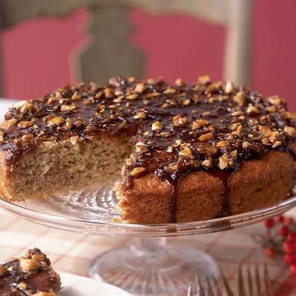 Banana Coffee Cake with Macadamia Nuts and Coconut