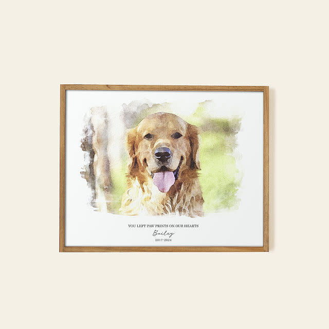 <p><a href="https://go.redirectingat.com?id=74968X1596630&url=https%3A%2F%2Fwww.uncommongoods.com%2Fproduct%2Fpersonalized-pet-memorial-art&sref=https%3A%2F%2Fwww.womansday.com%2Frelationships%2Ffamily-friends%2Fg36536971%2Fsympathy-gifts%2F" rel="nofollow noopener" target="_blank" data-ylk="slk:Shop Now;elm:context_link;itc:0;sec:content-canvas" class="link ">Shop Now</a></p><p>Personalized Pet Memorial Art</p><p>uncommongoods.com</p><p>$125.00</p>