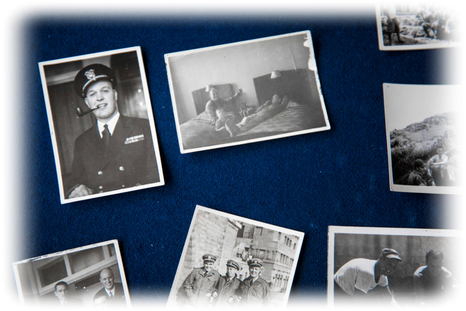 Images of Capt. Phil Bucklew, from his years of military service.