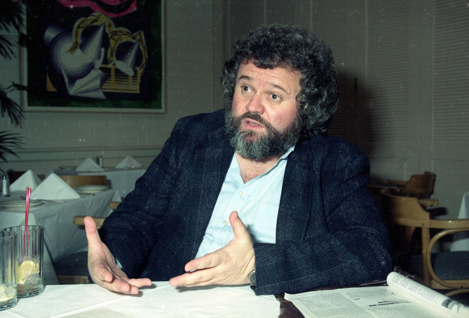 FILE - In this Oct., 1990 file photo, director of photography Allen Daviau is seen in Los Angeles. Daviau died April 15 in Los Angeles. He was 77. (AP Photo/Julie Markes, File)