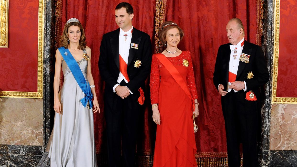  The Spanish royal family. 