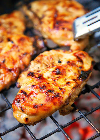 Orange Dijon Grilled Chicken