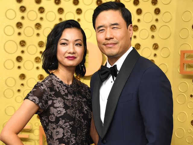 <p>Kevin Mazur/Getty</p> Jae Suh Park and Randall Park attend the 71st Emmy Awards on September 22, 2019 in Los Angeles, California.