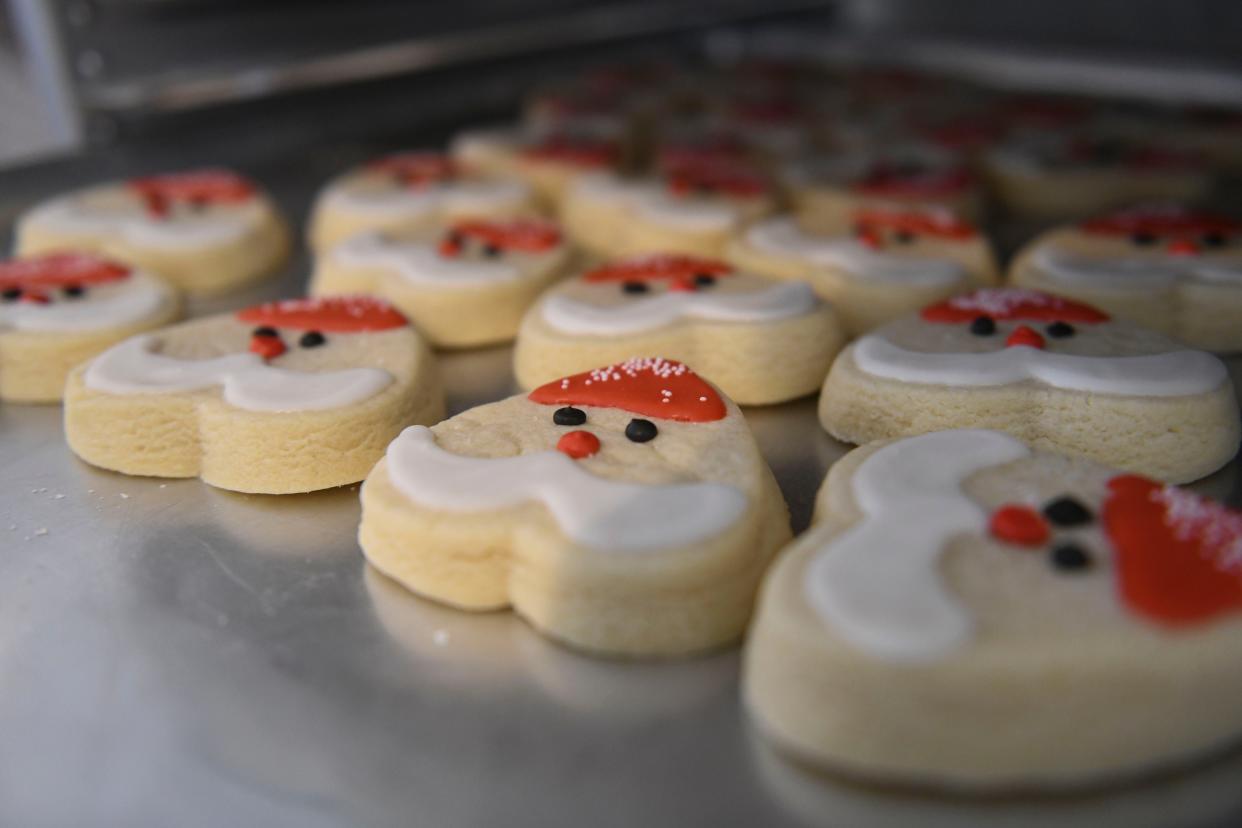 Holiday cookies at Two Mom’s Kitchen on Wednesday.