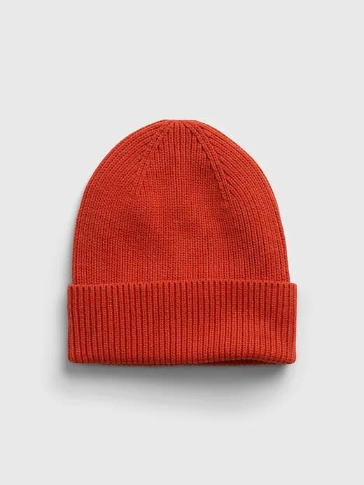 organic cotton ribbed beanie