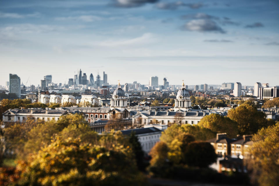 Outside the center of London, visitors can find beautiful parks and stunning views &mdash; like in Greenwich, pictured here. (Photo: Neil Spence via Getty Images)