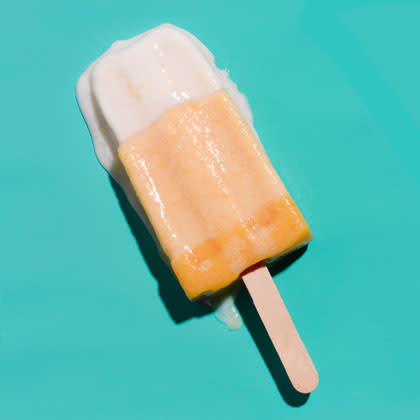 Peach-Buttermilk Ice Pops