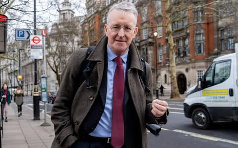 The bill will be proposed by Hilary Benn, with the backing of a cross-party group of MPs - Credit: Daniel Leal-Olivas/AFP