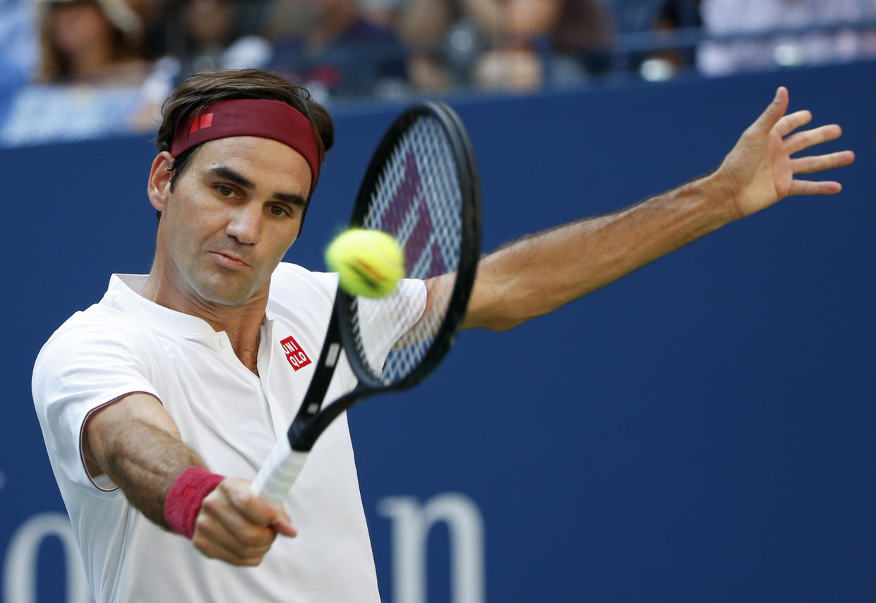 Roger Federer declined an invitation to play in a Saudi tennis exhibition in December. (AP)