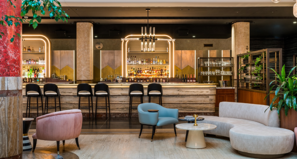 The luxe bar at the Kimpton Margo Sydney Hotel