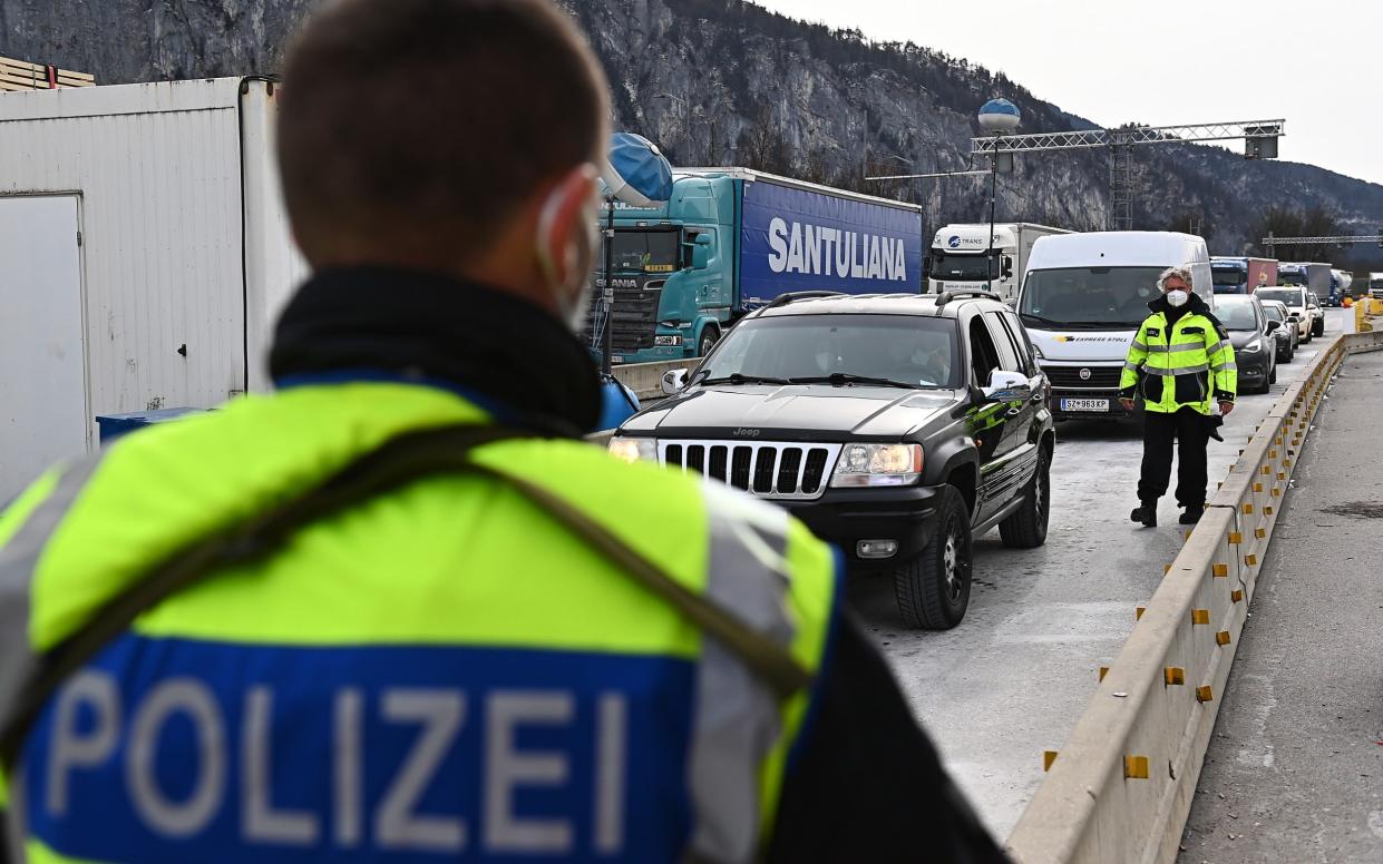 Some 5,000 people were turned away from Tyrol's border with Germany -  Lennart Preiss/Getty Images Europe