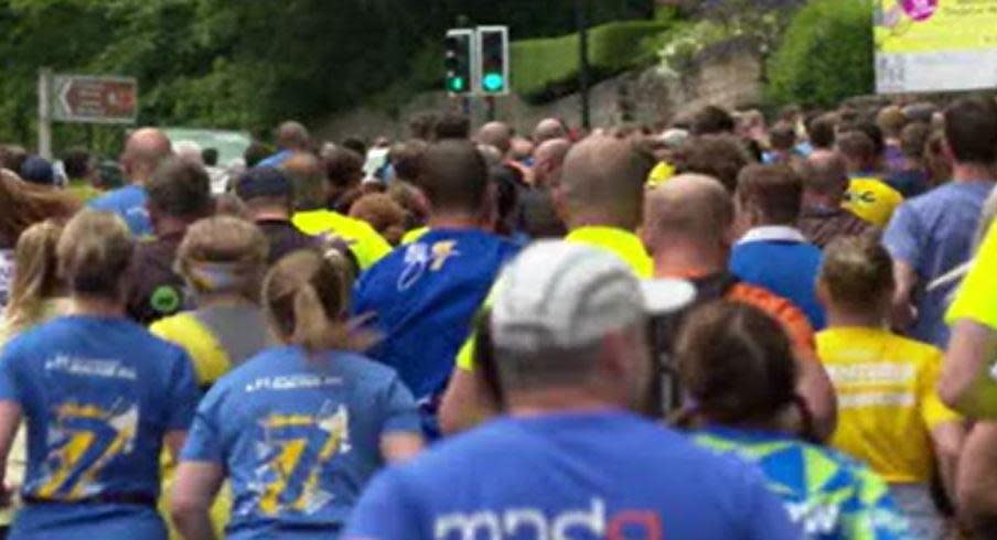 Runners in Roundhay Park