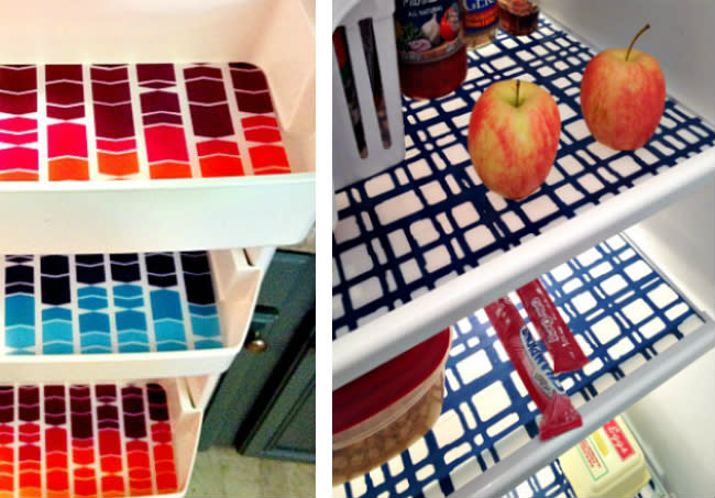 Refrigerator Organization - DIY Mats