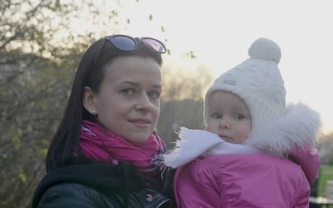 Nika Ivanova and her daughter - Nika contracted HIV at a young age from a boyfriend