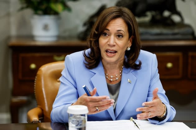 Vice President Harris Meets With The Task Force On Reproductive Health Care Access - Credit: Anna Moneymaker/Getty Images