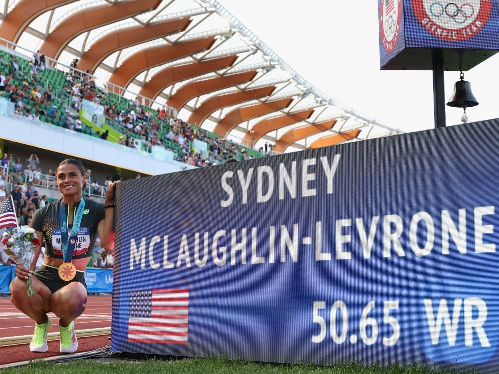 Weltrekord:Sydney McLaughlin-Levrone (CHRISTIAN PETERSEN)