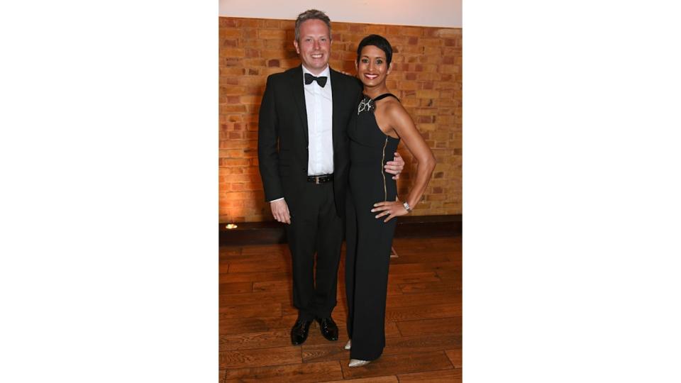 James Haggar and Naga Munchetty attend the British Academy Television Craft Awards in 2017