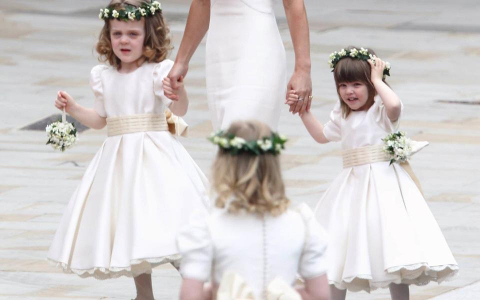 Bridesmaids at the Cambridge's wedding