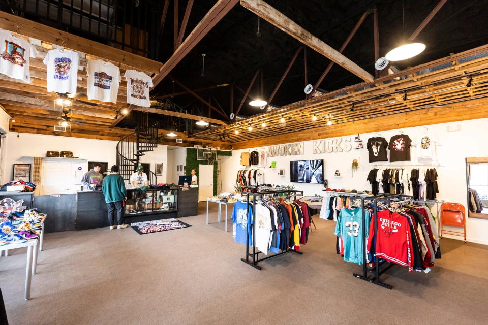 Awoken Kicks has opened on Harrison Avenue and offers a selection of vintage shoes and clothing.