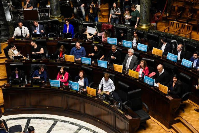 La frustrada sesión en la Legislatura porteña