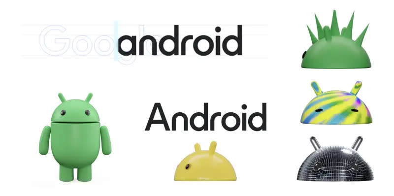 ▲Android LOGO 向來就特立獨行的使用小寫「a」，這一用也用了10年，這次要改成Android了，透過大寫的Ａ增加份量Logo上的份量感。（圖／翻攝官網）