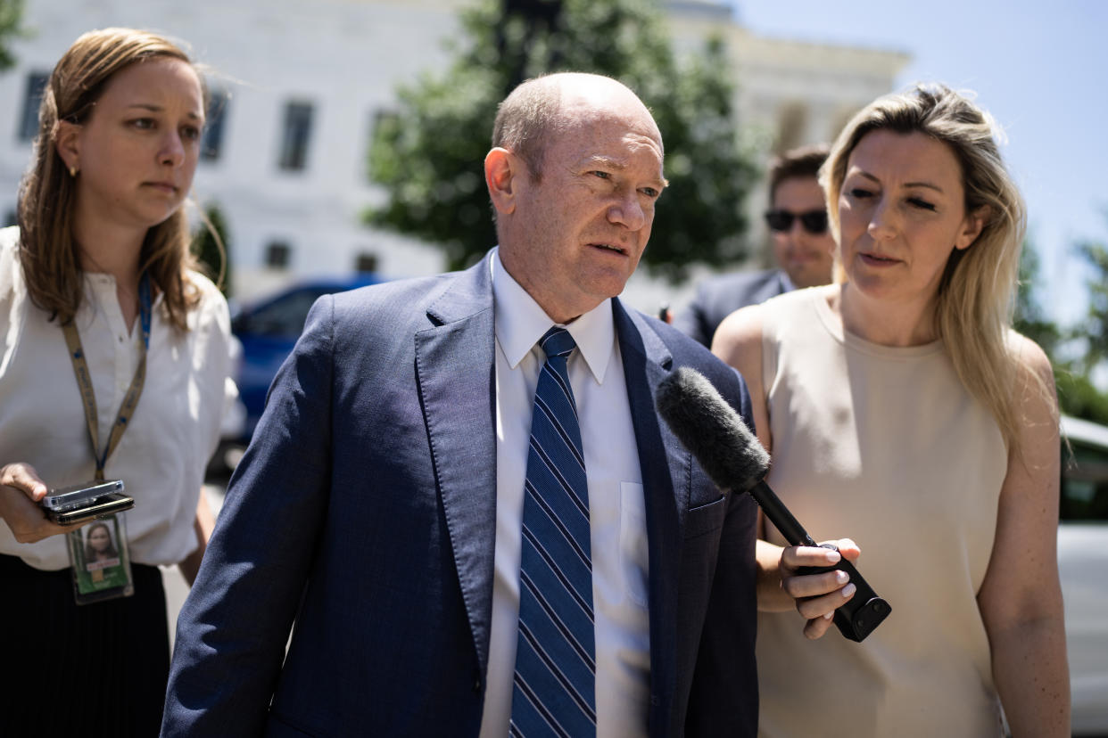 Sen. Chris Coons in Washington, D.C., on July 11.