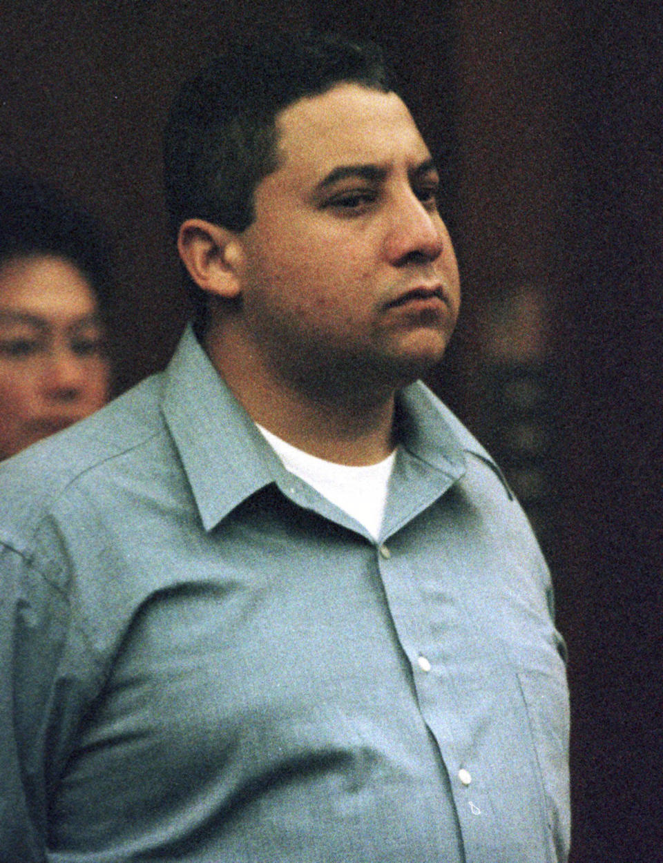 FILE - Albert "Ian" Schweitzer, accused of participating in the 1991 sexual assault, kidnapping, and murder of Dana Ireland, appears in a Hilo, Hawaii court on Monday, Jan. 24, 2000, during opening arguments in his trial. A petition filed Monday, Jan. 23, 2023, outlining new evidence in one of Hawaii's biggest criminal cases asks a judge to release Schweitzer, a Native Hawaiian man who has spent more than 20 years in prison for the attack of Ireland, a white woman, on the Big Island. (W.M. Ing/Hawaii Tribune-Herald via AP, Pool)