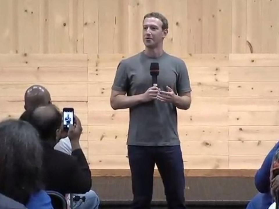 Facebook CEO Mark Zuckerberg