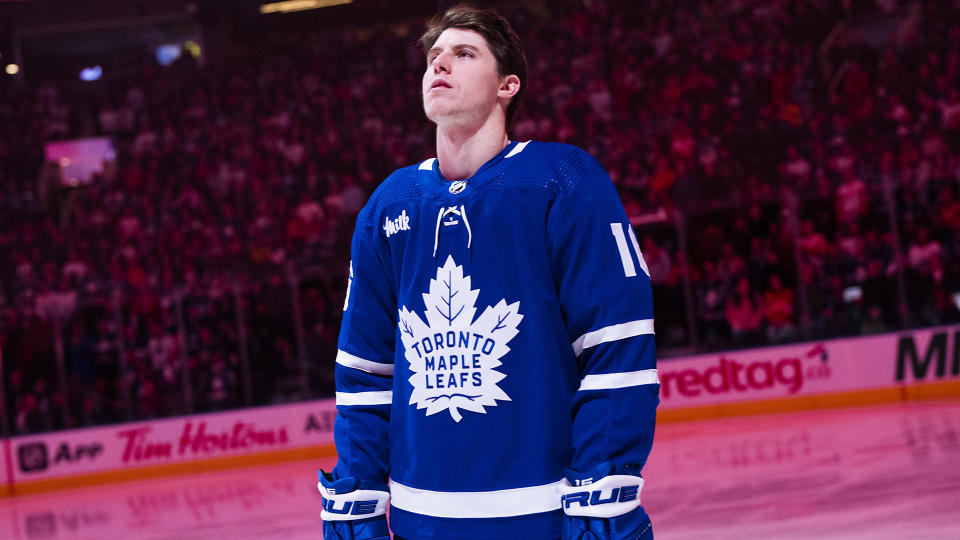 Leafs star Mitch Marner has heard his share of criticism over his career.  (Photo by Mark Blinch/NHLI via Getty Images)