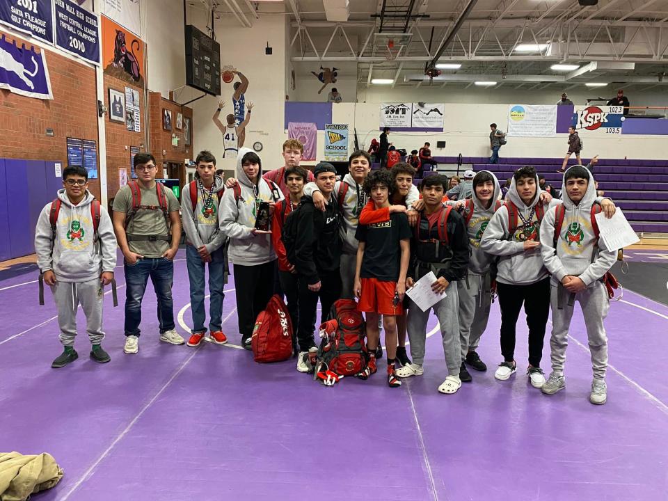 The Rocky Ford High School wrestling reaffirmed themselves as the team to beat in the Santa Fe League Conference, winning the team championship Thursday in Walsenburg.