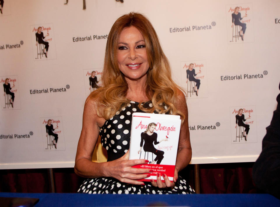 Ana Obregón en la presentación de su autobiografía, titulada 'Así soy yo'. (Foto: Europa Press / Getty Images)