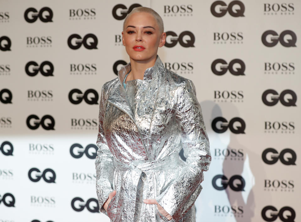 Rose McGowan is speaking out against the New York Times. (Photo: REUTERS/Peter Nicholls)