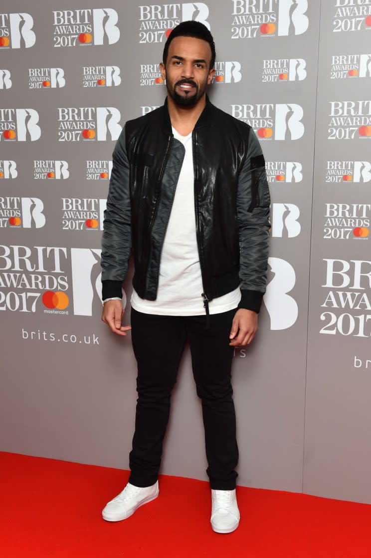 Craig David is up for Best British Solo Male [PA]