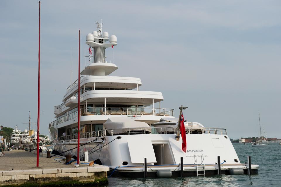 Super Yacht Musashi owned by Oracle CEO Larry Ellison