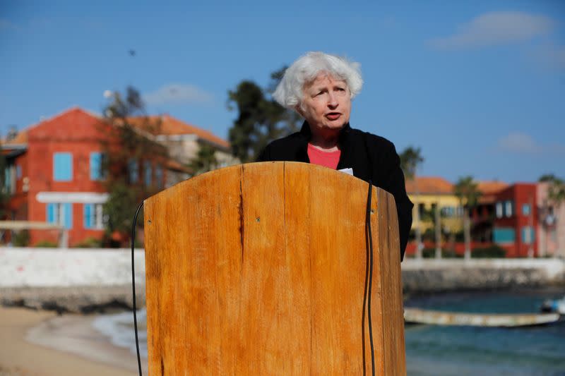 U.S. Treasury Secretary Janet Yellen visits Senegal