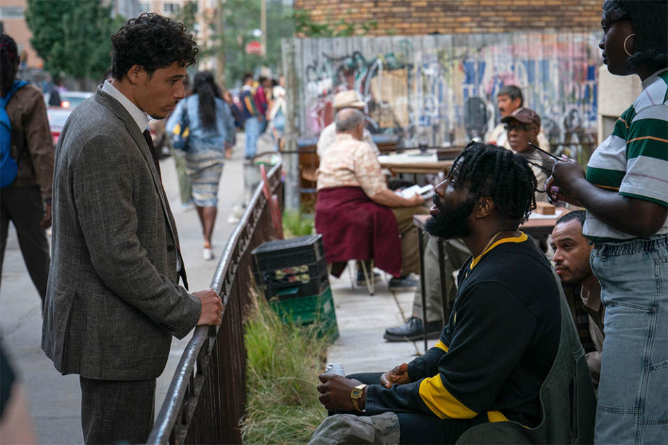 Anthony Ramos, left, and Tobe Nwigwe star in “TRANSFORMERS: RISE OF THE BEASTS”