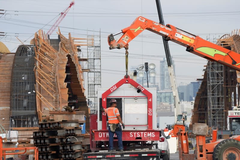 Sixth Street Viaduct replacement project in Downtown Los Angeles