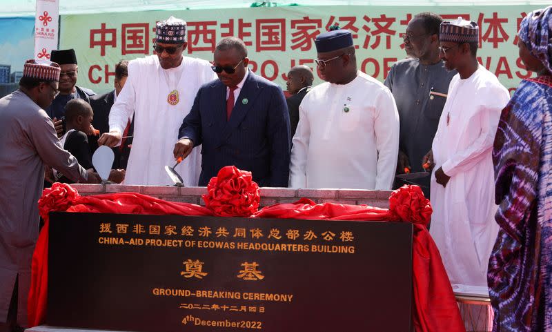 Ground breaking ceremony of the new Ecowas secretariat in Abuja