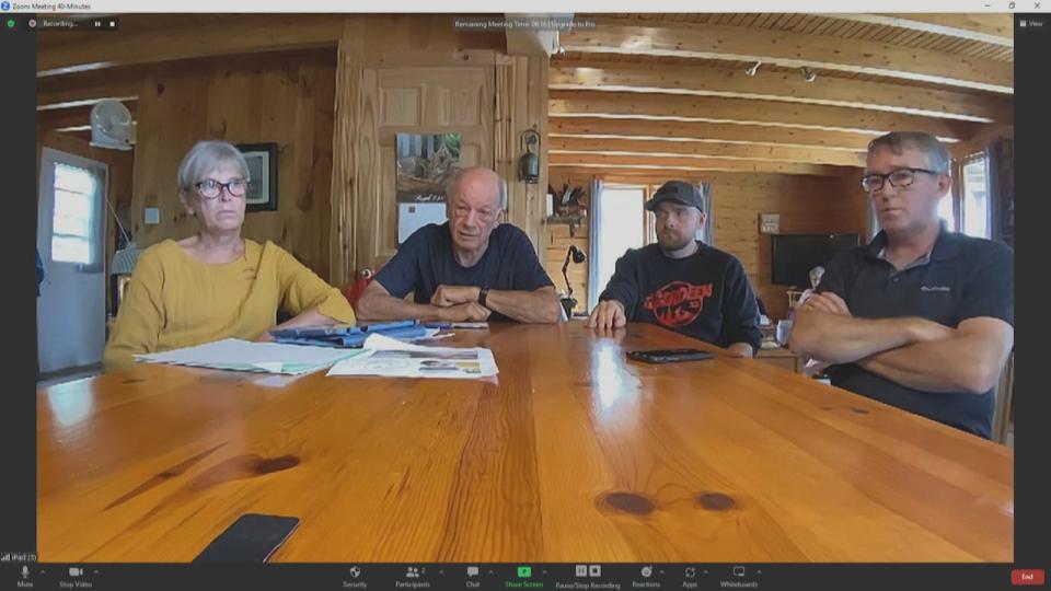 A group of four cottage owners on Miramichi Lake say they are concerned with what they call a lack of communication from a group trying to use a pesticide to kill invasive fish on the lake. Wanda Foster, Austin Greenlaw, Steven Harvey, and Scott Bell met Saturday to discuss their concerns.