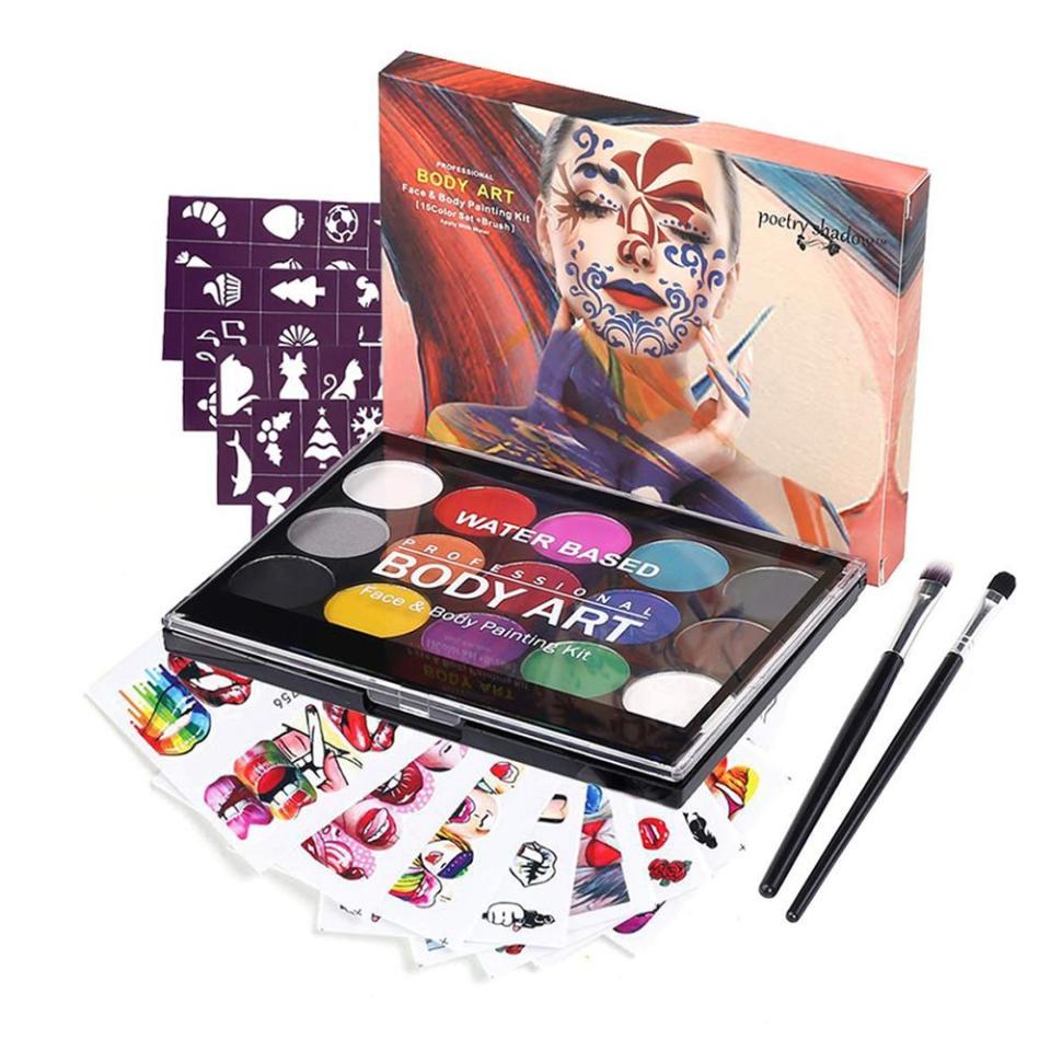 CCbeauty Professional Body Art Face & Body Painting Kit