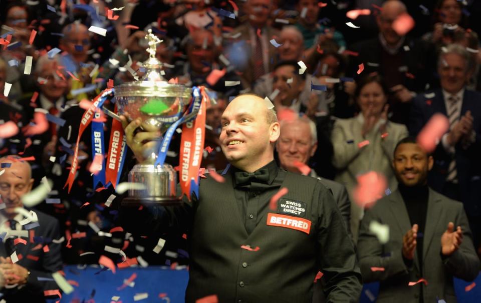 Bingham won the World Championship in 2015 (Getty Images)