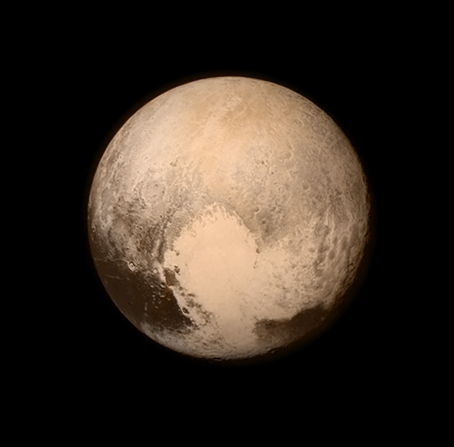Pluto as seen by the spacecraft during historic flyby. Photo: NASA