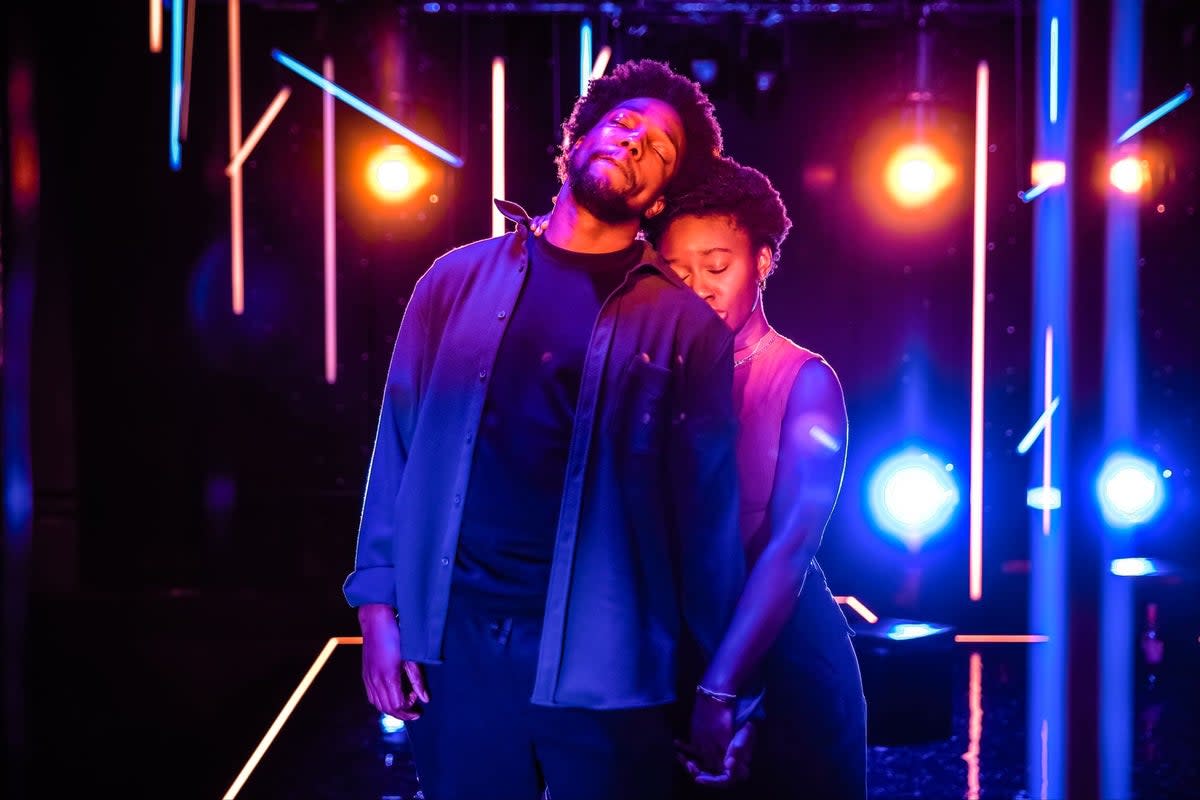 Tosin Cole and Heather Agyepong in Shifters at the Bush Theatre (Craig Fuller)