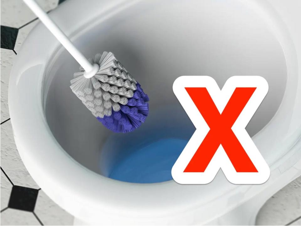 Auf Toilettenbürsten sammeln sich viele Bakterien. - Copyright: rawf8/Shutterstock