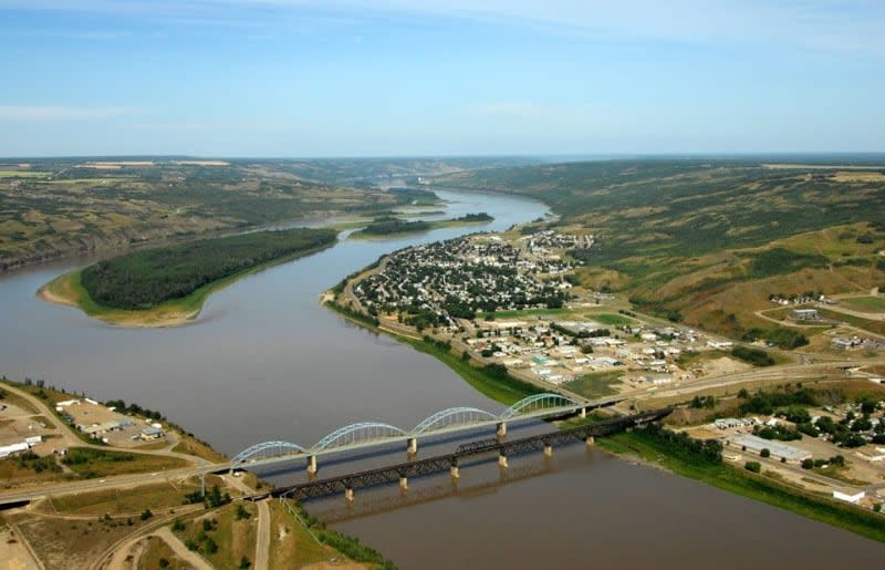 The Town of Peace River. 