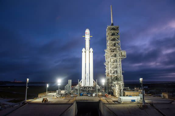 The Falcon Heavy.