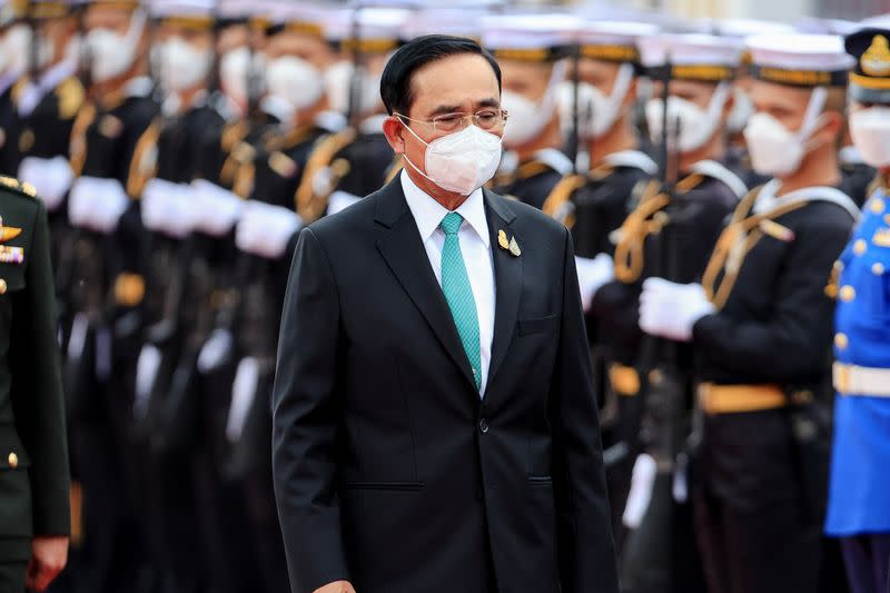 Japan's PM Fumio Kishida meets with Thailand's PM Prayuth Chan-ocha, in Bangkok