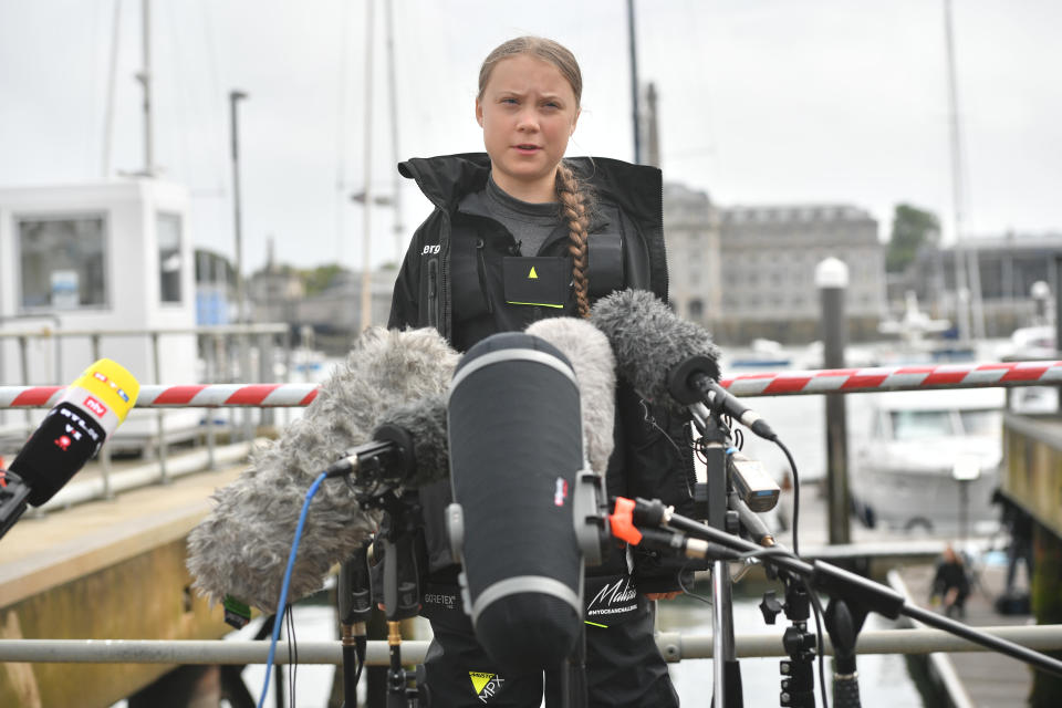 File photo dated 14/08/19 of climate activist Greta Thunberg, who will be followed by documentary cameras for a new TV series.