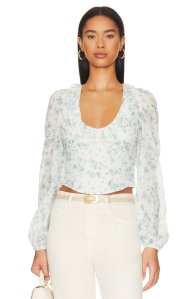 Free People floral top